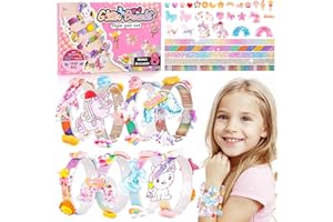 EICHHOO Bracelet Making Kit for Girls - Creative Craft Kits for Kids Ages 5-12, Unicorn Gifts for Girls Birthday Present for 5 6 7 8 Year Old Girl, Fun Jewellery Making Kit, Ideal Girl Toys for Ages 5-12