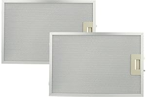vhbw 2x Filtro metálico de grasa compatible con Balay 3BC 896 M campana extractora - 38,8 x 26,5 x 0,9cm metal