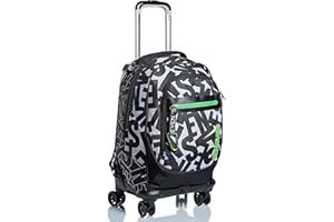 SEVEN Trolley Jack 4WD ALPHA BEAT, Nero, Zaino Sganciabile