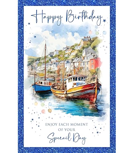 Paper Rose General Birthday Card For Men - Gold Foil Finish - View #7