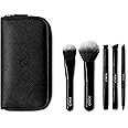 KIKO Milano Travel Brush Set, Travel Pouch with 5 Professional Brushes