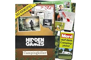 Hidden Games Tatort – Campingkiller – Kriminalfall lösen – spannendes Detektivspiel – Fallakte Spiel – Krimispiel – Escape Room Spiel – Tatortspiel – Mordfall lösen