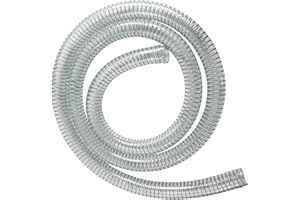 AMUR Dieselschlauch, Benzinschlauch für Ölpumpe, Ölschlauch, Spiralschlauch Saug-/Druckschlauch für Diesel Pumpe Heizöl Pumpe Wasserpumpe (Spiralschlauch 1 Zoll - 5m)