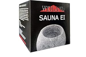 ‎WEIGAND SAUNA EI® I Das Original von WEIGAND® I Aus 100% natürlichem Speckstein I Entspannt die Sinne und bringt Abwechselung in die Sauna I Aufguss I Mentholkristalle I Saunazubehör I Zubehör