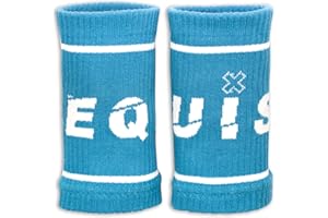 EQUIS GOVICENS Muñequeras Crossfit para el Sudor. Muñequeras de algodón. Protección de Calleras