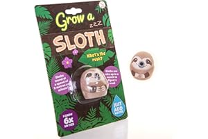 Boxer Gifts Grow a Sloth Toy - Kids Christmas Stocking Fillers - Children's Sloth Gifts - Boys & Girls Birthday Presents - Pass The Parcel Prize
