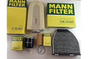 ‎MANN-FILTER MANN-FILTER FILTER SET ÖLFILTER LUFTFILTER AKTIVKOHLEFILTER KRAFTSTOFFFILTER W212 S212 W204 S204 CDI - bitte Einschränkungen beachten