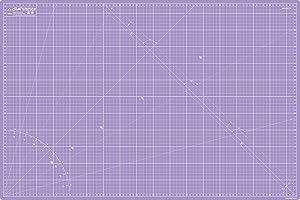 La Canilla Tappetino di Taglio Autorigenerante A1 (90x60 cm - 36x24") Tappeto Piano Antitaglio Grande per Cucito, Patchwork Modellismo | Cutting Mat Contrassegnato in Centimetri e Pollici