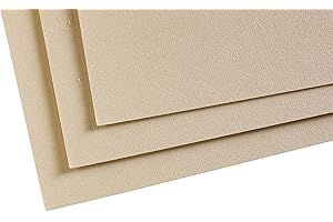 Clairefontaine - Ref 197019C - Pastelmat Card Sheets (Pack of 5 Sheets) - 360gsm Card - 24 x 32cm - Sand Colour - Specially Formulated For Use With Pastels