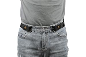 JASGOOD Men No Buckle Belt Buckle Free No Show Elastic Belts Women Unisex Invisible Adjustable Waist Belt for Jeans Pants