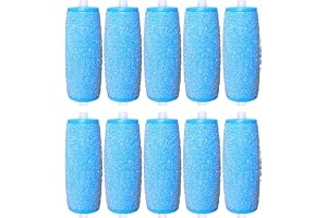 Hsthe Sea 10-pack extra grova mineralersättningsrullar Velvet Smooth Pedi Replacement Roller Head Refills för Velvet Smooth C