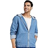 Buy Amazon Brand - Inkast Denim Co. Men's Zip Through Regular Fit ...