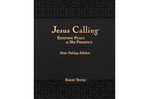 Jesus Calling Note-Taking Edition, Leathersoft, Black, with Full Scriptures: Enjoying Peace in His Presence (A 365-Day Devotional and Prayer Journal) – The Perfect Christian Christmas Gift