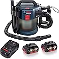 Bosch Professional 18V System Akku Nass-/Trockensauger GAS 18V-10 L (transparent, 2 Stück), Farbe