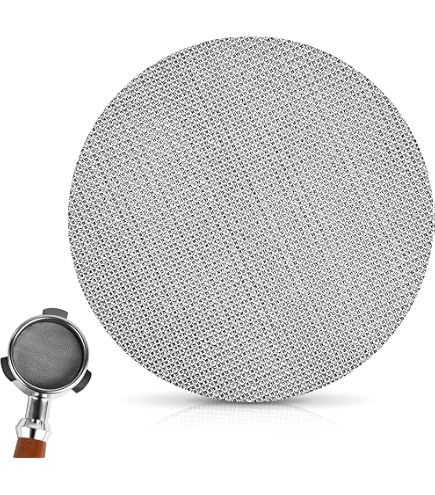 Espresso-Pucksieb 53,35 Mm – 0,9 Mm Ultradünn, Aus Edelstahl, 2 Stück, Für Bessere Extraktion