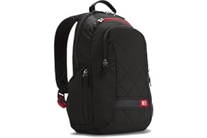 Case Logic DLBP114K Sac à dos fashion en nylon pour Ordinateur Portable 13"-14" Noir