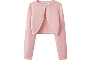 BlackButterfly Niñas Manga Larga Brillante Bolero Cárdigan