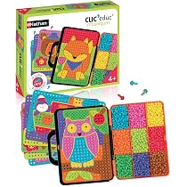 Jeu De Mosaïque En Bois Pour Enfants 3-7 Ans - 240 Clous Champignons, 10 Cartes, Jouet Montessori