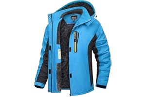 TACVASEN Donna Giacca di Transizione Calda Jacket Winter Foderata Trekking Sci con Cerniera Impermeabile