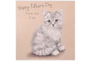 Clintons: Father's Day Card. From the Cat on Father's Day, Dad Father's Day Card, 159 x 159, Multi-Colour, 1165785