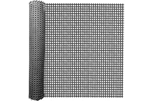 SELLINER Rattan Rolle 60x200CM,PE Kunststoff Wiener Geflecht,Schwarze Rattan Geflecht,Achteckige Wetterfeste Rattan Material für Rattan Möbel,Gartenschirme Lampenschirme,Stuhl Geflecht,DIY Bastelprojekte