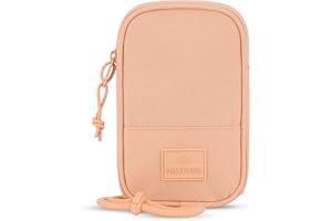 JOHNNY URBAN Bolsa Bandolera Pequeña Hombre y Mujer Naranja - Josh - Bolso Porta para Trabajo, Festival y Viaje - Mini Bolso para Movil - Impermeable