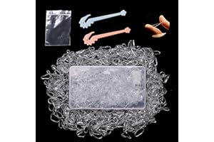 Wamza 1000 Pcs Clear Small Elastic Hair Bands for Women, 2 Pcs Small Hair Elastics Bands for Hair Remover Cutter, Small Hair Bands for Braiding, Small Clear Rubber Bands for Hair With Storage Box