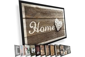 Valia Home Zerbini per ingresso esterno e interno – Tappetino antisporco antiscivolo, perfetto per porte d'ingresso. Resistente, pratico e ideale per mantenere la casa pulita. Misura: 40 x 60 cm
