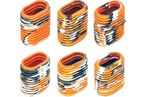 SAMSFX Funda de agarre de carrete de pesca de goma antideslizante para carrete de fundición o spinning