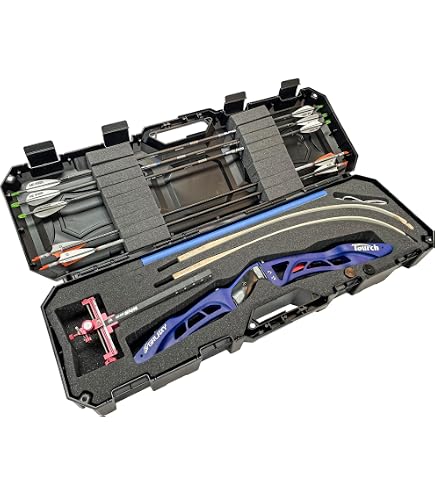 SPG Archery Storage Bag SPG Double Layer Takedown Recurve Bow Case ...