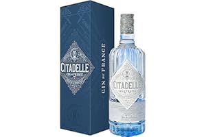 Citadelle, Gin Original Dry, 700ml, per Gin Tonic Premium, Gin Confezione Regalo, con Astuccio, Note Floreali e Speziate, 19 Botaniche, Gin Artigianale Francese Distillato a Fiamma Viva, 44% Vol.