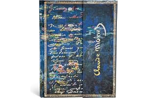 Paperblanks | Monet (Le Ninfee), Lettera a Morisot | Diari a copertina rigida | Ultra | Bianco