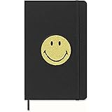 Moleskine Quaderno a Righe Edizione Limitata Smiley, Copertina Rigida e Chiusura Elastica, Formato Large 13 x 21 cm, Colore N