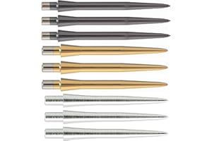 Bullydarts Target Storm Dart Points - Black/Gold/Silver - 26mm / 30mm - 1 Sets (3 Points)
