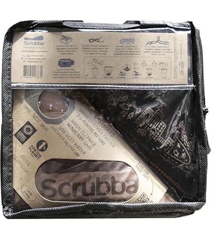 Scrubba Wash Bag Allurette Borsa Per Lavaggio Delicati, Borsa Da