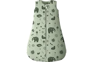 Looxii Schlafsack Baby Winter Baumwolle 2.5 TOG Warm Winterschlafsack Weich Babyschlafsack Neugeborene im 0-6 Monaten Perfekte für Herbst Winter