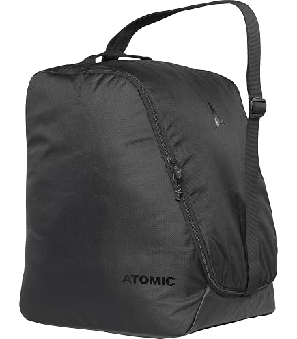 Housse De Ski De Fond Atomic – Noir, Taille Unique, Bandoulière Réglable, Enroulement Pour Ajustement Longueur