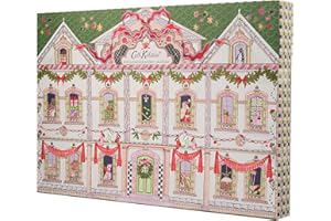 Cath Kidston Advent Calendar, 24 Bath & Body Beauty Products Include Hand Creams, Lotions, Scrubs & Lip Balms, Travel Size & Vegan Friendly, Gift For Her, Christmas, A Doll's House Collection