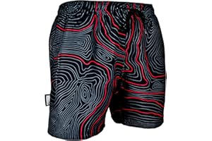 GUGGEN Mountain Badehose für Herren Schnelltrocknende Badeshorts 2335 mit Kordelzug Beachshorts Boardshorts Schwimmhose Männer