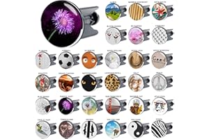 ‎SANILO Sanilo Waschbeckenstöpsel, viele schöne Stöpsel für das Waschbecken zur Auswahl, universal mit Motiv (Purple Dust)