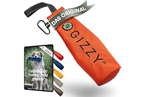 GIZZY® DAS ORIGINAL I Futterdummy Hunde I Robuster Hunde Futterbeutel für alle Rassen I Dummy Hundetraining mit Leckerlies - Die Erziehungshilfe für Hunde I Futterbeutel Hundetraining - Hunde Zubehör