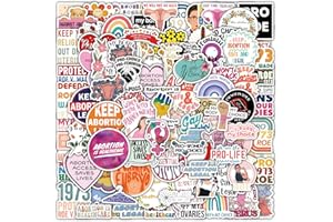 BIMANI 100 autocollants féministes, autocollants "girl power", autocollants imperméables pour sensibiliser au féminisme pour les bouteilles d'eau, les ordinateurs portables, les skateboards, etc.