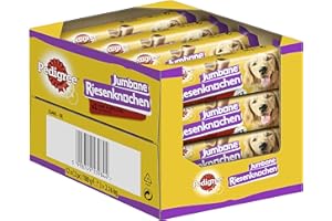 Pedigree Lot de 24 friandises géantes pour Chiens de Taille Moyenne avec bœuf et volaille (12 x 2 pièces)