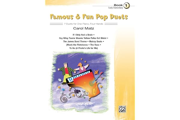 Famous & Fun Pop Duets: 7 Duets for One Piano, Four Hands