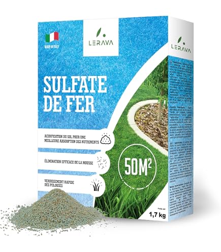 Sulfate De Fer Heptahydrate GiDeli - Engrais 1 Kg Pour Hortensias Et Jardin - Anti-carence En Fer