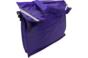 Ayra: Expandable Junior School Book Bag with Strap – 5 Colours (Purple)