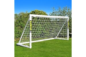 FORZA Porterías de Fútbol para Jardín [9 Tamaños] | Porterías de Fútbol Ultraduraderas de uPVC Resistentes a la Intemperie | Montaje Rápido