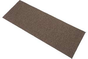 WILLIAM ARMES Dandy Stayfast Hallway Carpet Runner Scraper Mat, Brown, 183 x 66