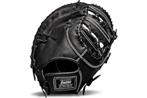 Franklin Sports CTZ5000 Gants de Baseball pour Homme et Jeune en Cuir de Vache Noir