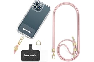 Lawonda Universal Handykette geeignet für alle Smartphones, Kette zum Umhängen um Hals & Handgelenk, Handyband mit jeder Hülle kombinierbar mit 2er Ersatz Einlage (Baby rosa)